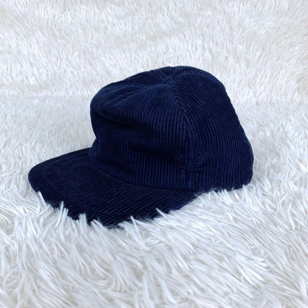 Wear Guard Work Hat Thinsulate Thermal Insulated Blue Corduroy VTG Small Medium